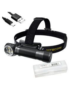 Linterna Frontal Recargable Nitecore HC35, 2700 Lúmenes, 133m Alcance