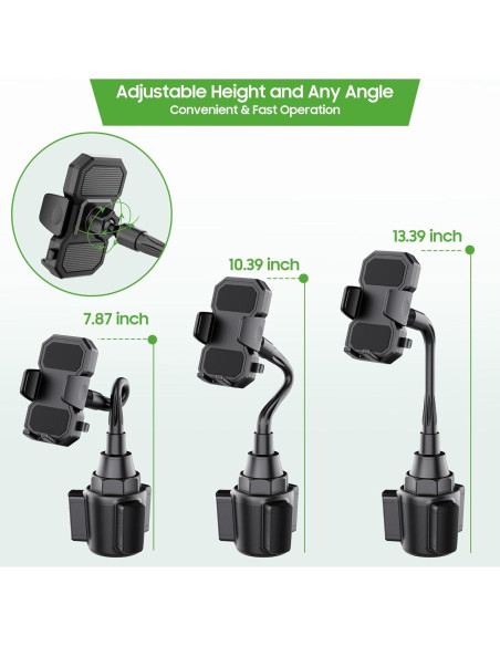 Soporte para teléfono de taza 10L0L para carrito de golf Soporte para teléfono de taza 10L0L para carrito de golf