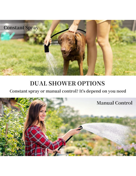 Ducha Portátil Huskfirm 20L con Bomba de Aire Recargable Ducha Portátil Huskfirm 20L con Bomba de Aire Recargable