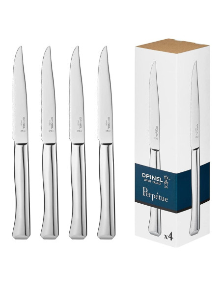Juego de 4 Cubiertos Opinel Perpétue Acero Inoxidable Apto Lavavajillas Juego de 4 Cubiertos Opinel Perpétue Acero Inoxidable Apto Lavavajillas
