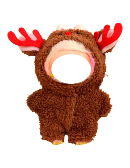 Conjunto de Ropa de Navidad para Muñeca Labubu 17cm - Hecho a Mano Conjunto de Ropa de Navidad para Muñeca Labubu 17cm - Hecho a Mano