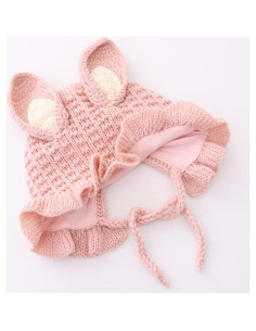 Gorro de Punto para Bebé SOIMISS 2 Pack Rosa 6-36 Meses 2