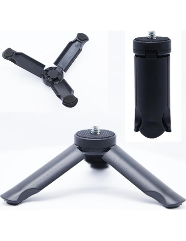 Trípode de Mesa PCTC para GoPro Hero 13 y DJI Osmo Pocket 3