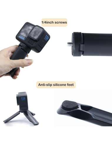 Trípode de Mesa PCTC para GoPro Hero 13 y DJI Osmo Pocket 3