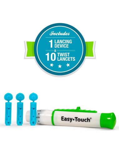 Kit de Monitoreo de Glucosa EasyTouch con Medidor y Lancetas
