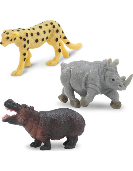 Safari Ltd. Mini Figuras de Animales de Sabana - 8 Piezas Safari Ltd. Mini Figuras de Animales de Sabana - 8 Piezas