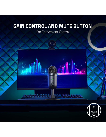 Micrófono USB Razer Seiren V2 X - Condensador 25mm Supercardioide Micrófono USB Razer Seiren V2 X - Condensador 25mm Supercardioide