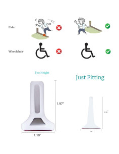 Dique de Agua para Ducha Juzhiya 200 cm Silicona Blanco 2