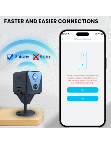 Cámara de Seguridad Funstorm B11 4K HD WiFi Interior