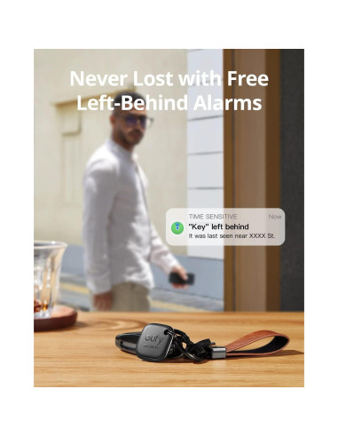 Rastreador de Artículos eufy Seguridad SmartTrack Negro