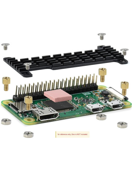 Disipador de Calor Aluminio Waveshare para Raspberry Pi Zero Disipador de Calor Aluminio Waveshare para Raspberry Pi Zero