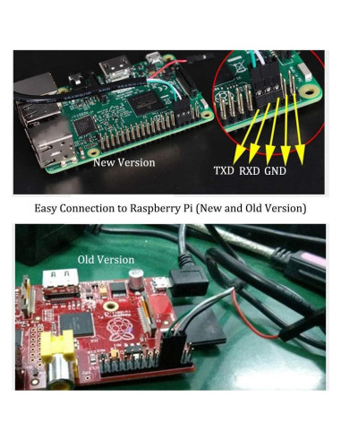 Cable USB a TTL PL2303TA EVISWIY - Paquete de 3 Unidades