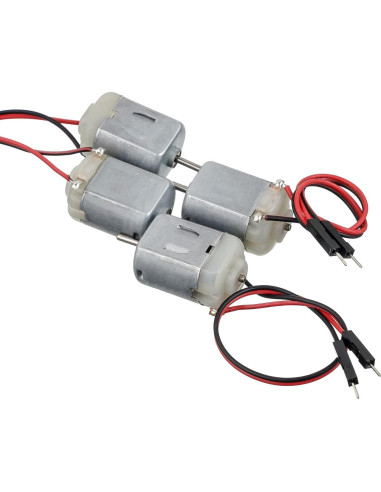 10 Motores DC 1-6V Miniatura con Cable para Proyectos de Robótica