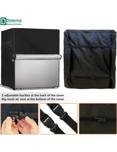 Cubierta para Congelador Vertical Dalema 600D Impermeable 51x51x53cm Cubierta para Congelador Vertical Dalema 600D Impermeable 51x51x53cm
