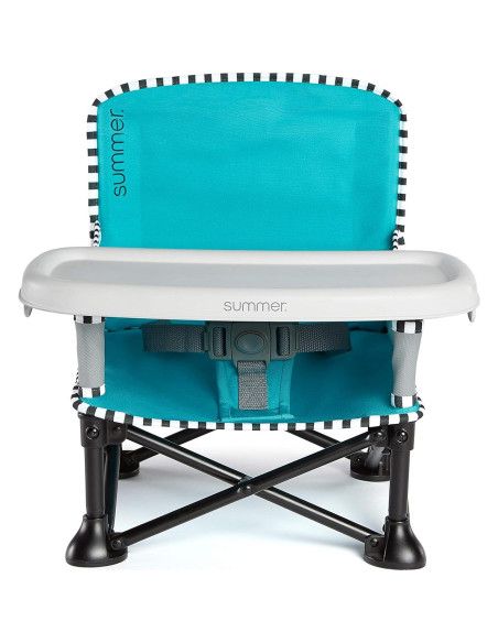 Silla Aumentadora Portátil Bright Starts Pop 'N Sit Aqua Silla Aumentadora Portátil Bright Starts Pop 'N Sit Aqua