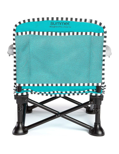 Silla Aumentadora Portátil Bright Starts Pop 'N Sit Aqua