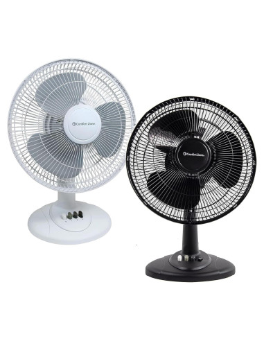 Ventilador de Mesa Oscilante Comfort Zone CZ121-COMBO 30.48 cm 3 Velocidades