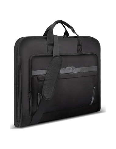 Bolsa de Ropa de Viaje MOSISO Negra Plegable 54x50 cm