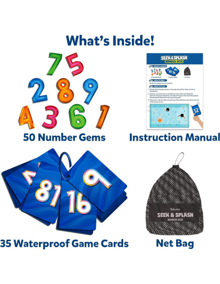 Juego de Buceo Skillmatics Busca y Salpica - 50 Gemas Coloridas Juego de Buceo Skillmatics Busca y Salpica - 50 Gemas Coloridas