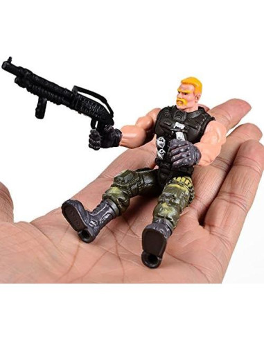 PowerTRC 6 Figuras de Soldados de Acción Militares para Niños