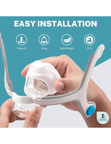 Cojín de Reemplazo N20 CPAP AirFit/AirTouch Mediano - Silicona Suave Cojín de Reemplazo N20 CPAP AirFit/AirTouch Mediano - Silicona Suave