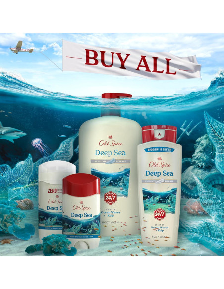 Gel de Ducha Old Spice 532 ml x 4, Aroma Minerales del Mar Gel de Ducha Old Spice 532 ml x 4, Aroma Minerales del Mar
