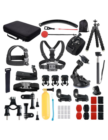 Kit de Accesorios para Cámara de Acción LA NREUCETS 50 Piezas Kit de Accesorios para Cámara de Acción LA NREUCETS 50 Piezas