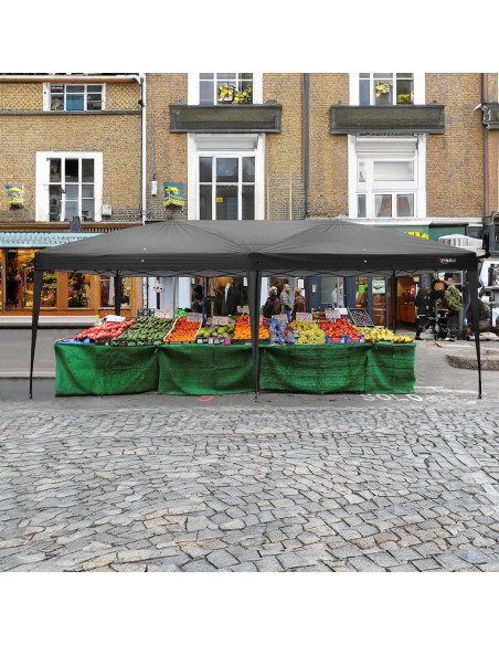 Carpa Plegable VINGLI 10x6 m Impermeable con Bolsa de Transporte Carpa Plegable VINGLI 10x6 m Impermeable con Bolsa de Transporte