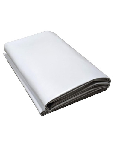 Parche de Reparación de Vinilo Blanco 1.52m x 1.52m 18oz