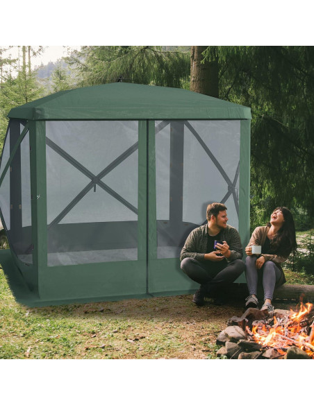Tienda de Refugio Plegable SeeTruth 2.16x2.16m Verde Tienda de Refugio Plegable SeeTruth 2.16x2.16m Verde