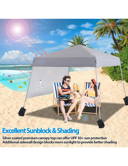 Carpa Plegable F2C 2.44x2.44m Impermeable con Bolsa y Ruedas Carpa Plegable F2C 2.44x2.44m Impermeable con Bolsa y Ruedas