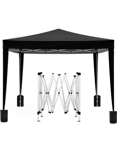 Carpa Plegable 3x3m HXUHUWS Impermeable con Paredes Removibles Carpa Plegable 3x3m HXUHUWS Impermeable con Paredes Removibles