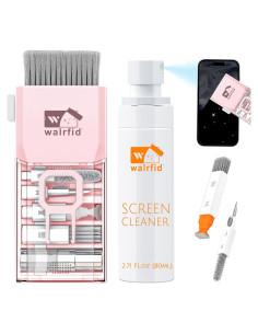 Kit de limpieza 15 en 1 Walrfid para teclado y pantalla 80ml