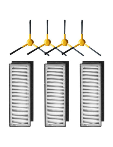 Kit de Accesorios BettaWell para Aspiradora ECOVACS DEEBOT N78 - 3 Filtros y 4 Cepillos