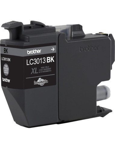 Cartucho de Tinta Negra Brother LC3013BK Alto Rendimiento 400 Páginas