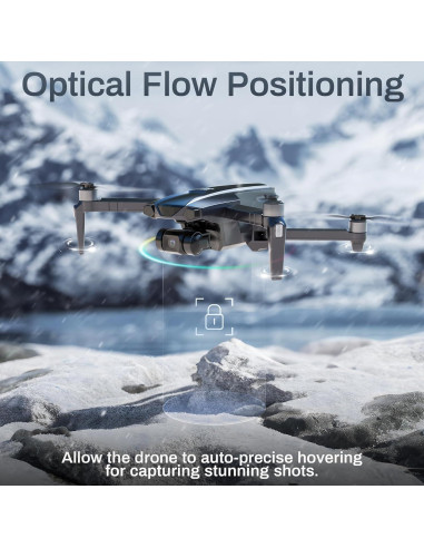 Drone BEZGAR BD901 con Cámara 4K, Gimbal 3 Ejes, 3000m