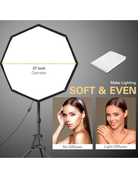 Kit de Iluminación Continua Softbox LimoStudio 2 Pack 27" Kit de Iluminación Continua Softbox LimoStudio 2 Pack 27"