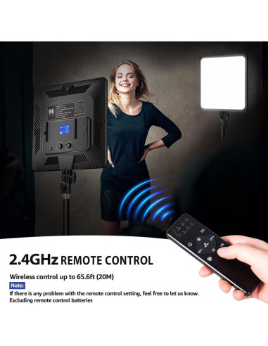 Kit de Luz de Video NiceVeedi 48W Bi-Color Regulable 2700-8500K