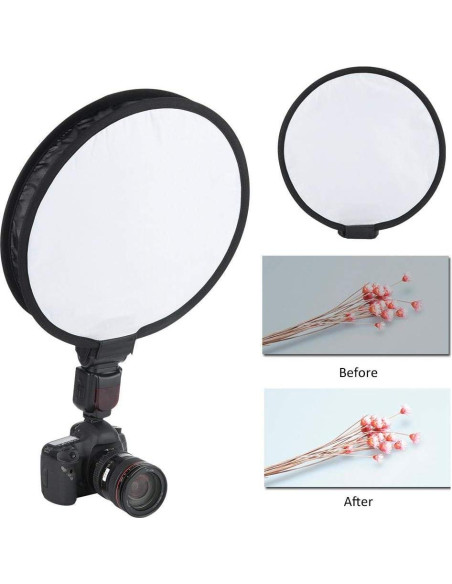 Softbox Redondo Bindpo 40 cm Difusor de Luz para Flash Softbox Redondo Bindpo 40 cm Difusor de Luz para Flash