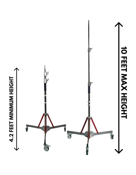 Soporte de Luz Glide Gear LW50 - Altura Ajustable 130-305cm Soporte de Luz Glide Gear LW50 - Altura Ajustable 130-305cm