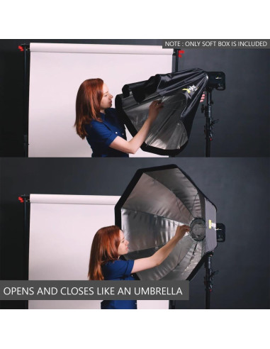 Softbox Octagonal Angler Boombox 66 cm con Montura Bowens