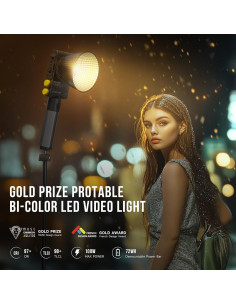 Luz de Video LED PHOTOOLEX Q100lite 100W Bi-Color 2700K-6500K 2