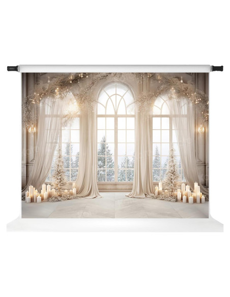 Fondo de Fotografía de Tela Kate 2.2m x 1.5m Invierno Nevado Fondo de Fotografía de Tela Kate 2.2m x 1.5m Invierno Nevado