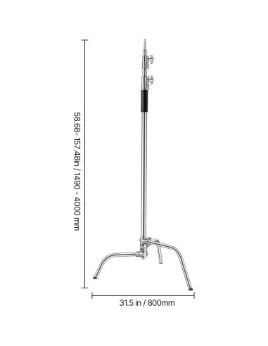 Soporte C Happybuy con Brazo Boom Ajustable 330 cm
