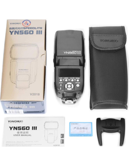 Flash Profesional Yongnuo YN560 III Speedlight GN58 2.4G Flash Profesional Yongnuo YN560 III Speedlight GN58 2.4G