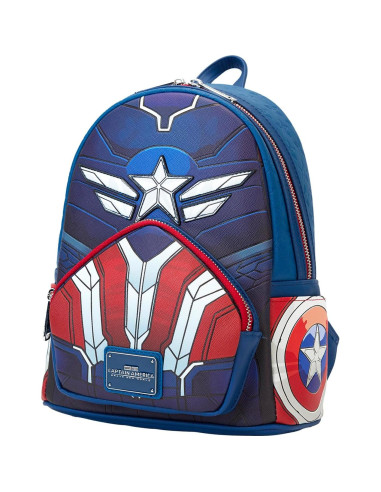 Mochila Mini Cosplay Loungefly Capitán América 3.28L