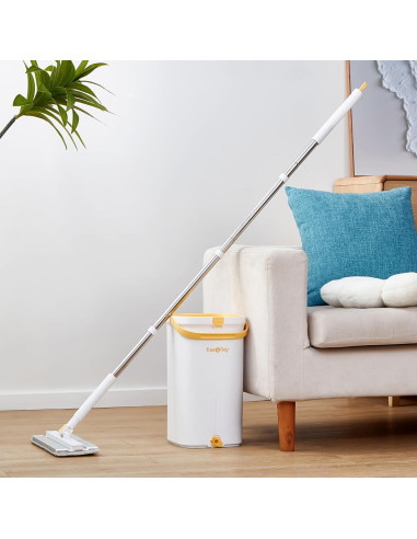 Trapeador y Cubo True & Tidy con Sistema de Bomba 5.5L