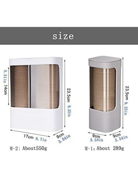 Soporte de Tazas Desechables HKeeper M-1 para 50-80 Tazas Soporte de Tazas Desechables HKeeper M-1 para 50-80 Tazas
