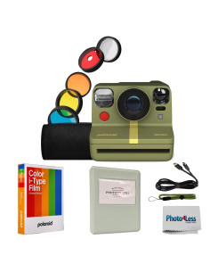 Cámara Instantánea Polaroid Now+ i-Type Verde Bosque con App