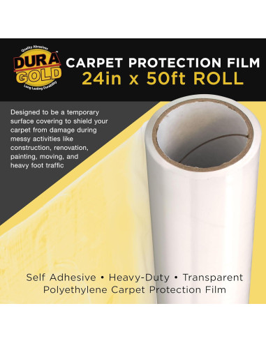 Película Protectora para Alfombra Dura-Gold 24x15m Transparente